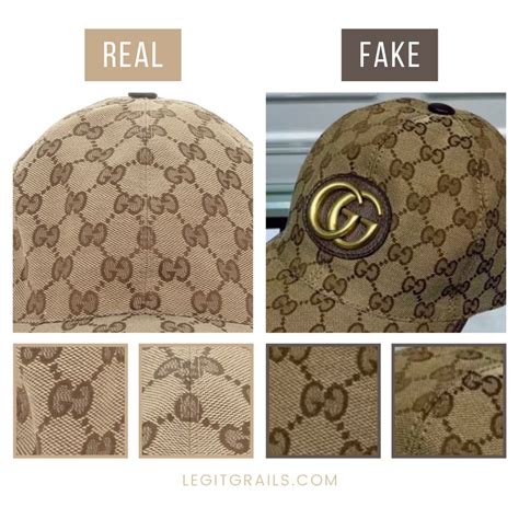 gucci cap original fake|gucci caps real vs fake.